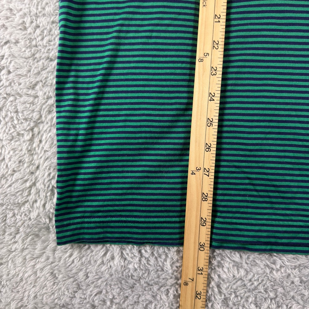 Augusta National Golf Shop Masters Polo Shirt Mens XL Green Navy Striped Cotton - Picture 7 of 8